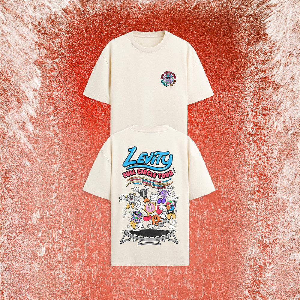 Levity Merch 2555 Levity Full Circle Tour 2025 Trampoline T-Shirt Father's Day Gifts For Son