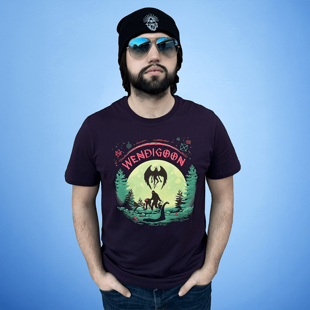 Wendigoon Merch Wendigoon Cryptids On Tour T-Shirt Best Father's Day Gifts