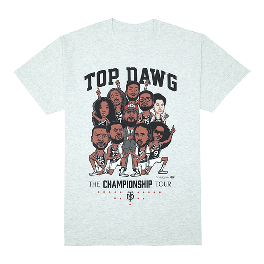 TDE Merch The Championship Tour T-Shirt Top Dawg Entertainment Merch Good Gifts For Dads