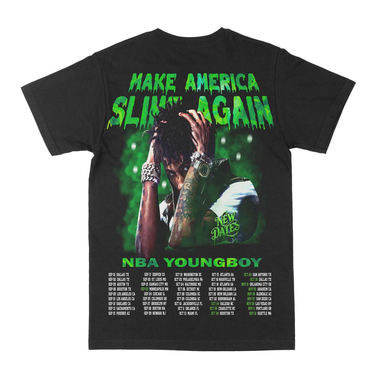 NBA Youngboy "MASA Tour" Graphic Tee Style001
