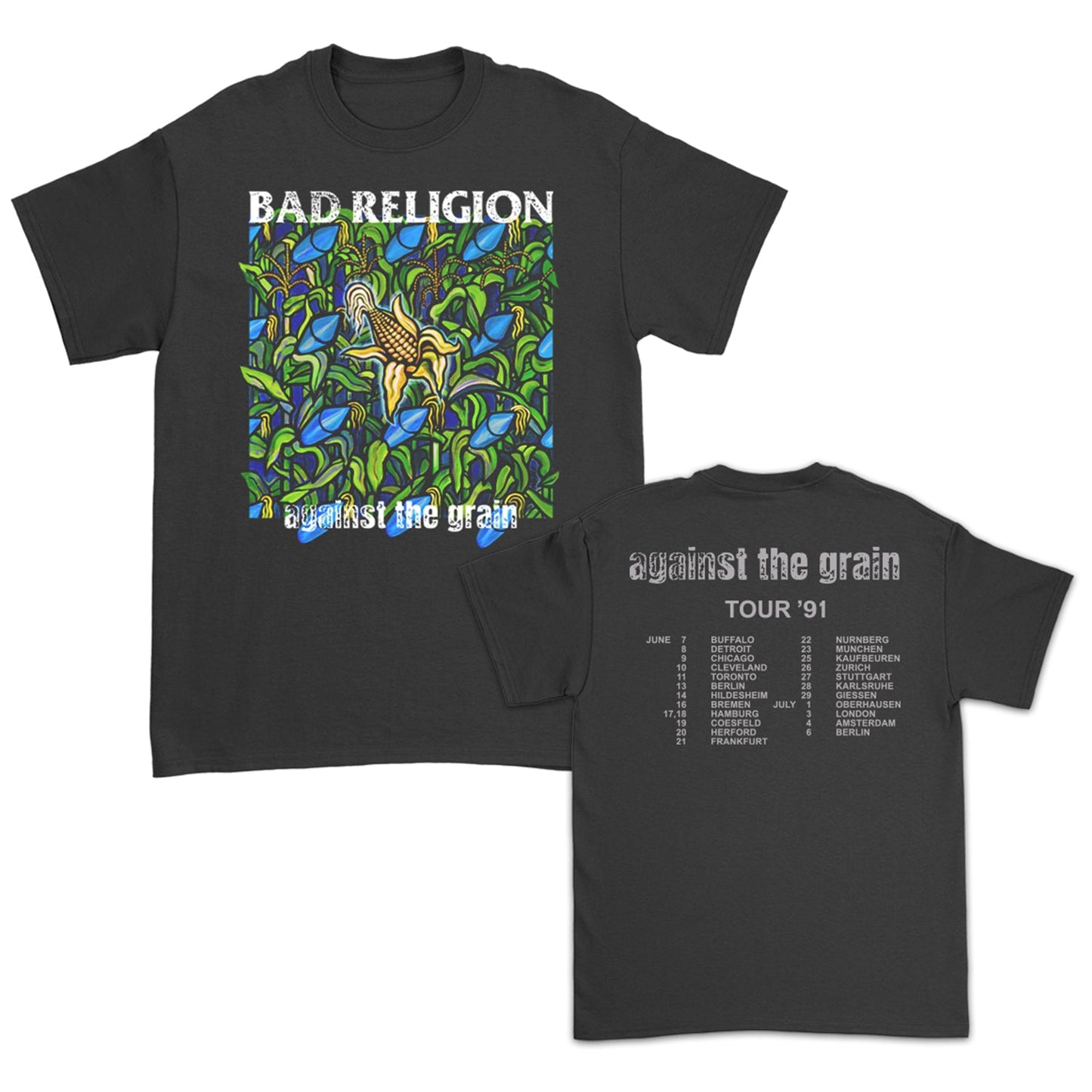 Against The Grain 91 Tour Tee (Black)