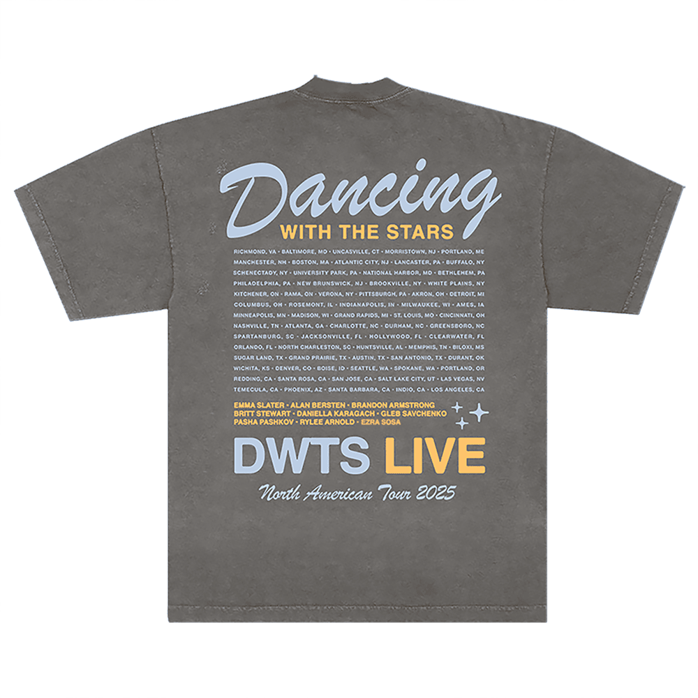 DWTS Tour Merch Shirt Dancing With The Stars Tour 2025 T-Shirt Music Lovers Gifts For Fan