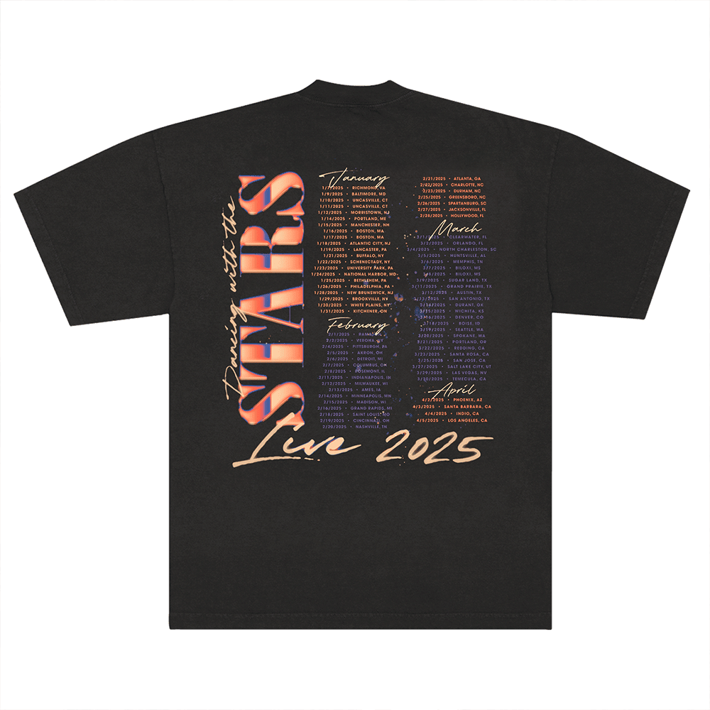 DWTS Tour Merch Shirt Dancing With The Stars Tour 2025 T-Shirt Gifts For Music Fans
