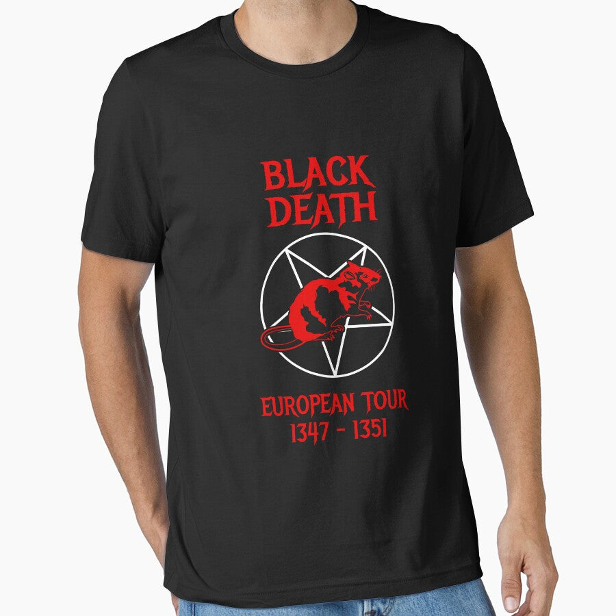 Black Death European Tour Essential T Shirt