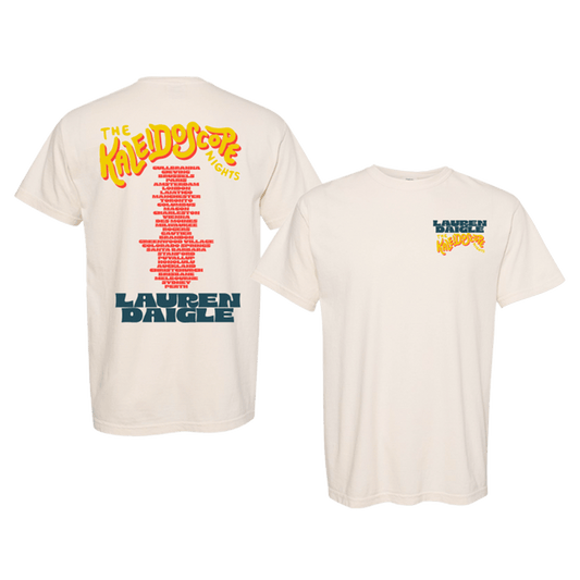 Lauren Daigle Merch The Kaleidoscope Nights Tour T-Shirt Mother's Day Gifts For Daughter In Law