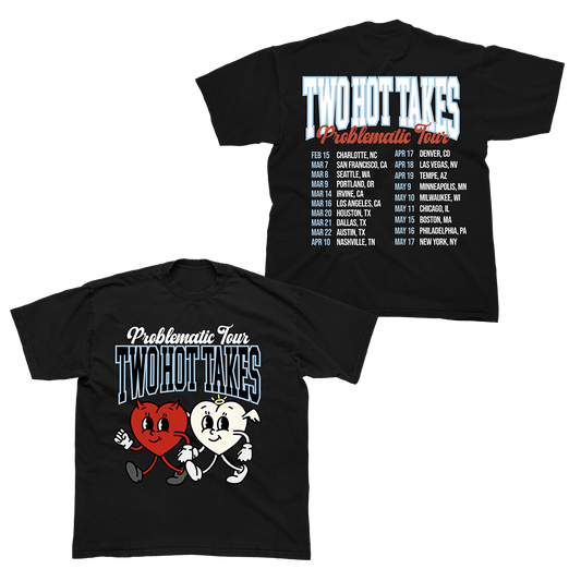 Two Hot Takes Merch Two Hot Takes Problematic Tour T-Shirt Mothers Day Gift for Brother