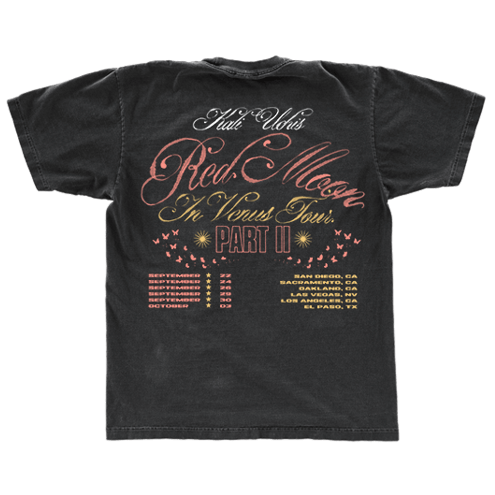 Kali Uchis Merch RMIV West Coast Tour Black T-Shirt Music Fans Gifts Father's Day Gift for Him