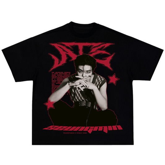 Live Nation Stray Kids Merch Kim Seungmin T-Shirt Stray Kids Tour Merch Mother's Day Gifts
