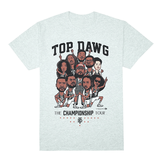 TDE Merch The Championship Tour T-Shirt Top Dawg Entertainment Merch Good Gifts For Dads
