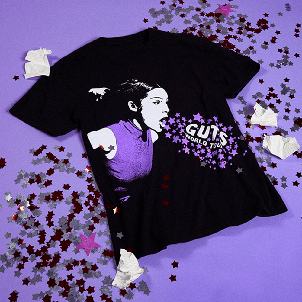 Olivia Rodrigo Merch GUTS World Tour T-Shirt Gifts For Music Lovers