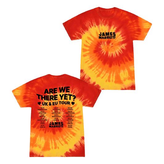 James Marriott Merch 2024 Tour Logo Tie Dye T-Shirt Best Father's Day Gifts For Husband