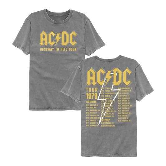 ACDC Merch Highway To Hell 1979 Tour T-Shirt Gifts For People Who Like Music