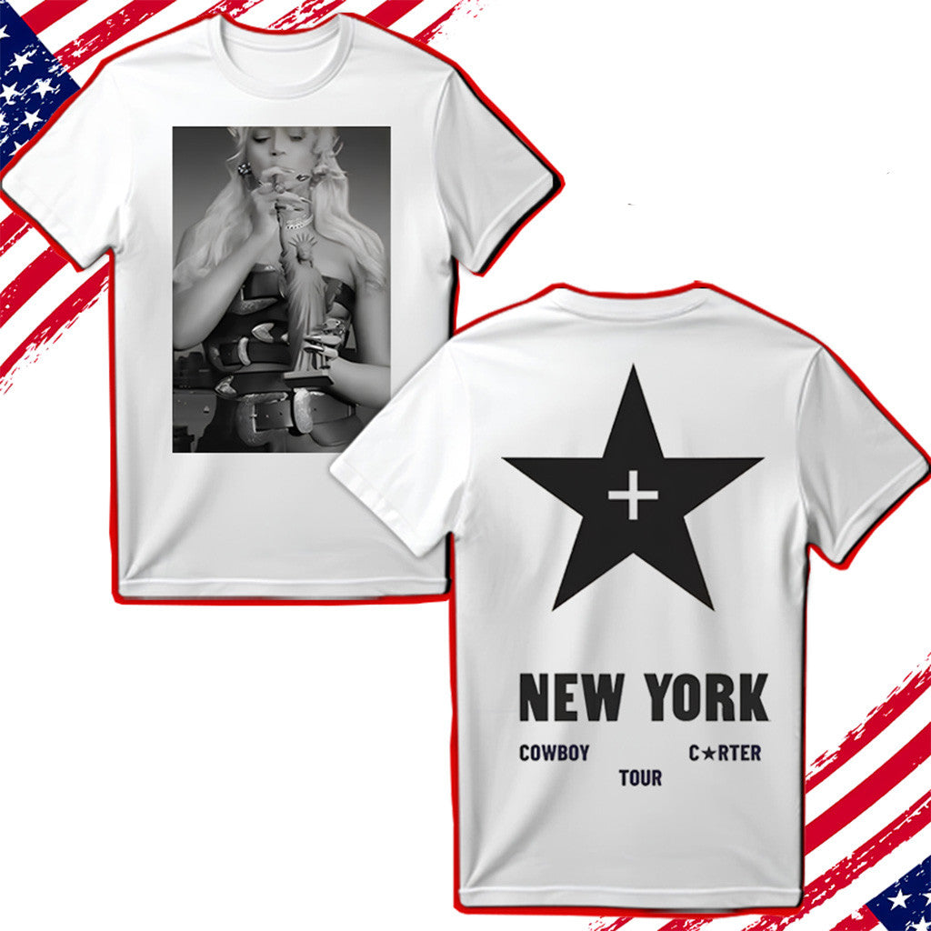 Beyonce Shirt Beyonce Cowboy Carter Tour Merch 2025 Cowboy Carter P Ris T-Shirt Friends Gifts