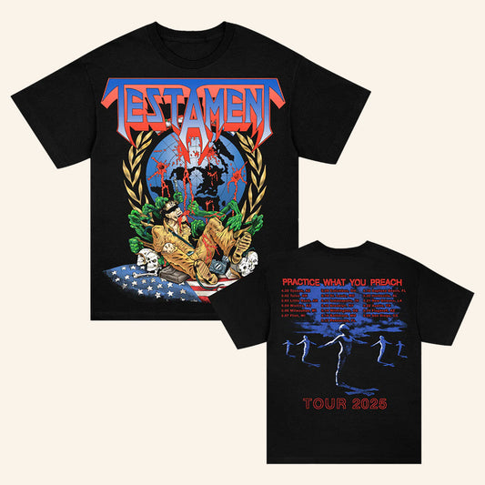 Testamentlegions Merch Perilous Nation 2025 Tour T-Shirt Gift Ideas For Husband