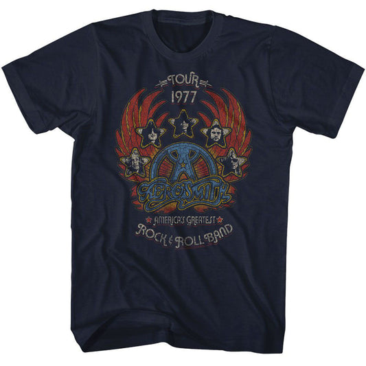 Aerosmith Tour 1977 Distressy T-shirt