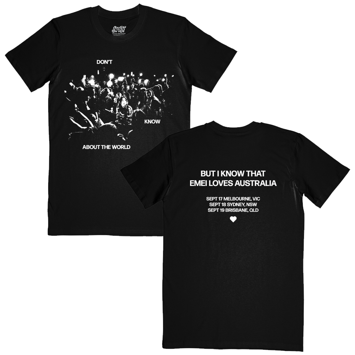 AUS Tour T-Shirt (Black) Style001
