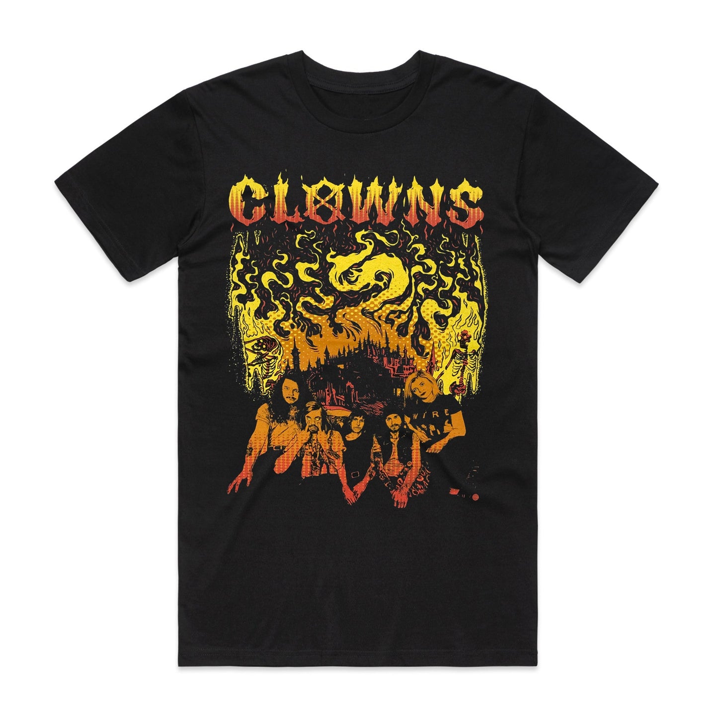 Fire Sky Europe Tour T-shirt (Black)