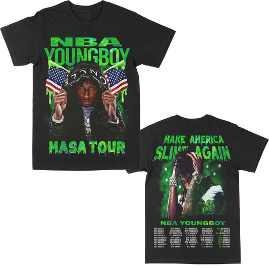 NBA Youngboy "MASA Tour" Graphic Tee Style001
