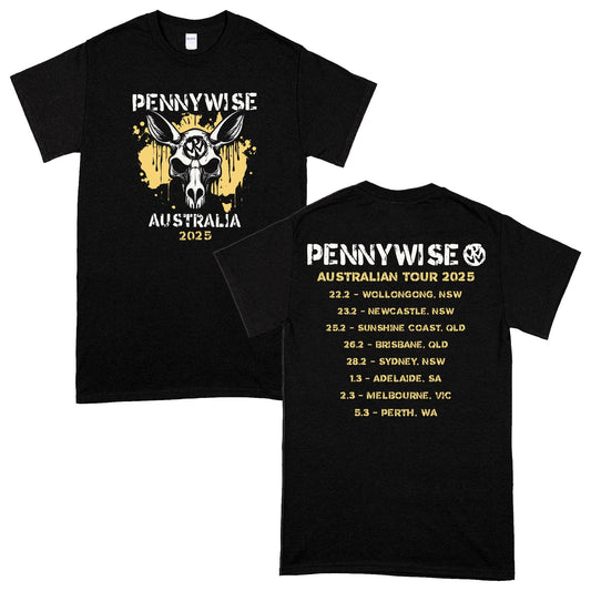 AUS Tour 2025 T-Shirt (Black)