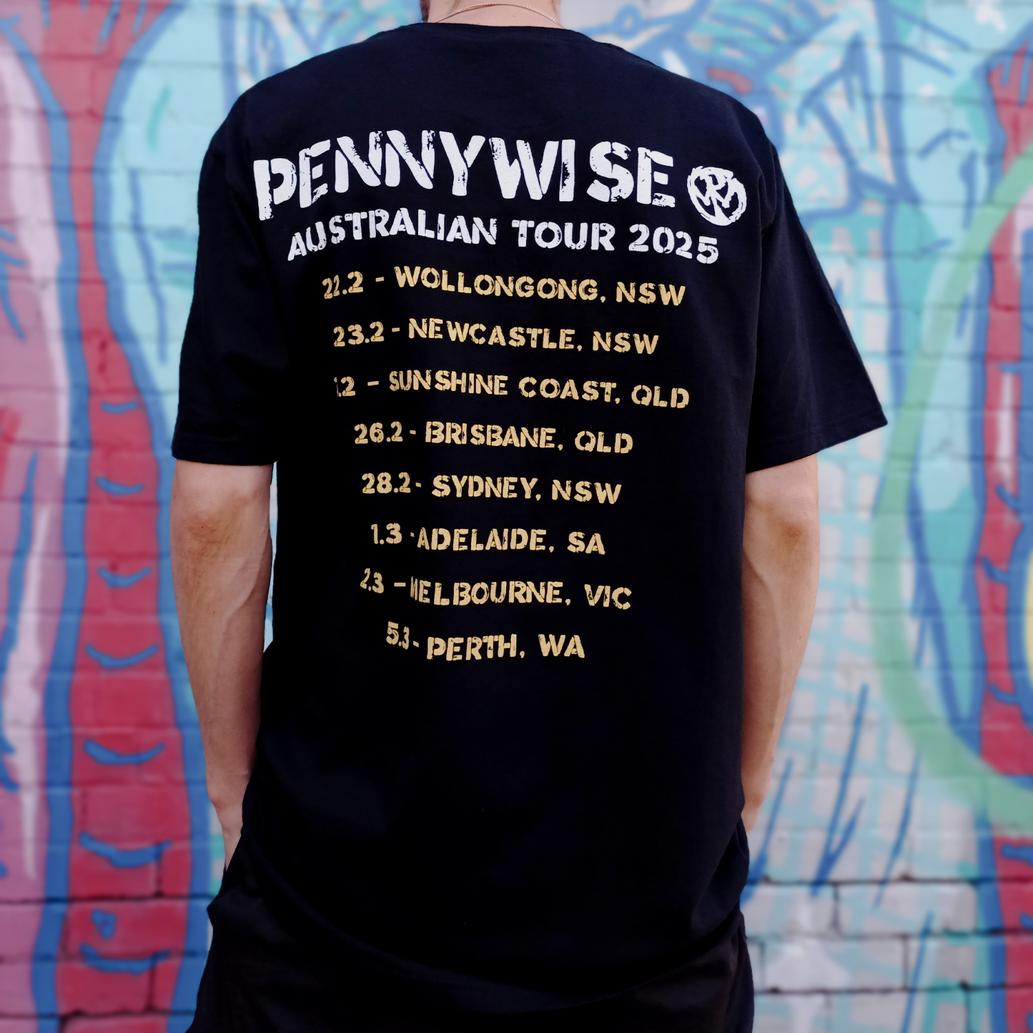 AUS Tour 2025 T-Shirt (Black)