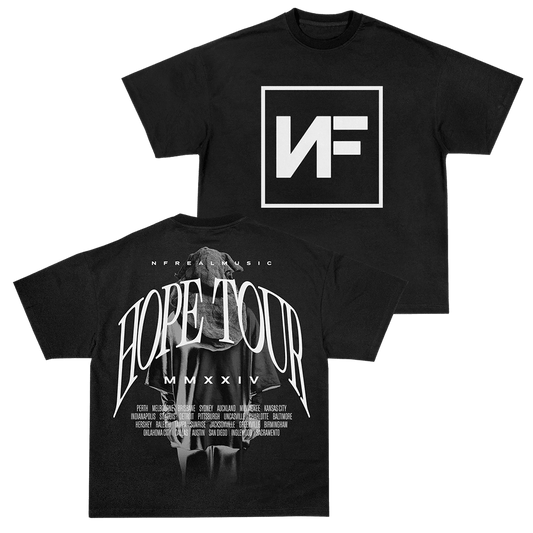 NF Merch Black Box Hope Tour 2024 T-shirt Gifts For Music Fans Anniversary Gift for Men