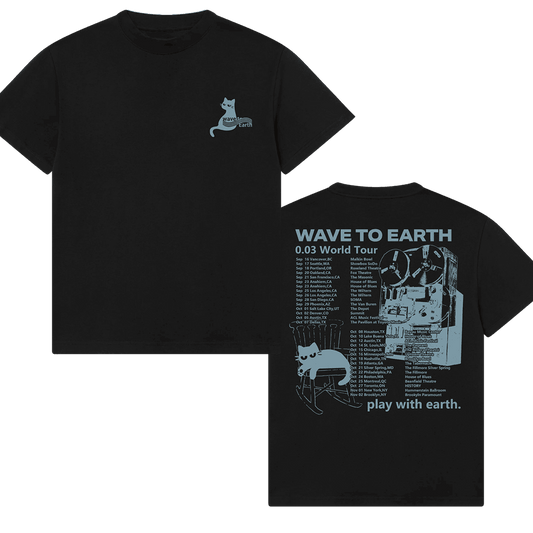 Wave To Earth Merch T-Shirt Wave To Earth 0.03 World Tour Shirt Birthday Gift for Husband