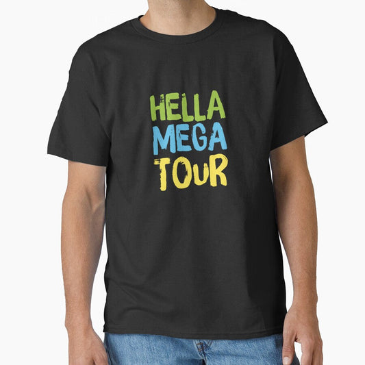 Bright Colorful Design Hella Mega Tour Classic T Shirt