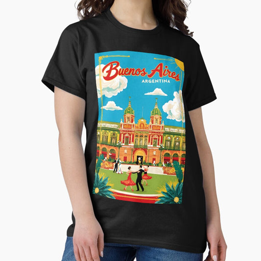 Buenos Aires Argentina Vintage Travel Tourism Classic T Shirt