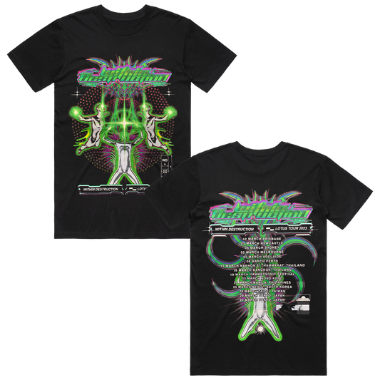 Lotus Tour 2023 T-Shirt (Black)